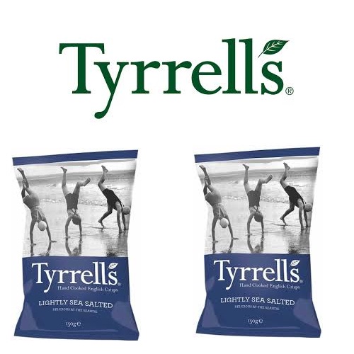 Khoai tây Tyrrells Lightly sea salted hand cooked crisps 150g